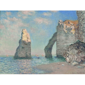Wall art print and canvas. Claude Monet, The Cliffs at Etretat