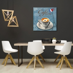Wall art print and canvas. Skip Teller, Café au lait