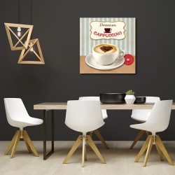 Wall art print and canvas. Skip Teller, Premium Cappuccino
