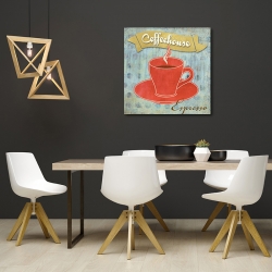 Wall art print and canvas. Skip Teller, Espresso