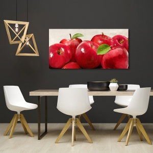 Leinwandbilder für Küche. Remo Barbieri, Rote Äpfel