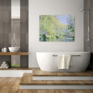 Quadro, stampa su tela. Claude Monet, Il fiume Epte vicino a Giverny