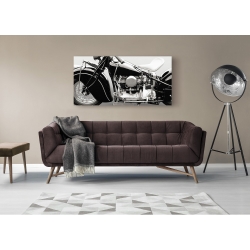Wall art print and canvas. Gasoline Images, Vintage American bike