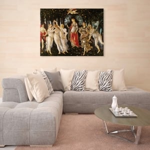 Cuadro famoso en canvas. Botticelli, Primavera