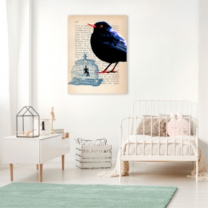 Wall art print and canvas. Stef Lamanche, Cage à l'homme