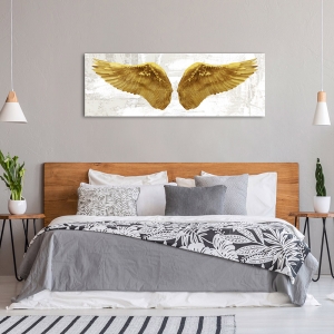 Tableau sur toile. Ailes d'ange. Angel Wings (Gold II)