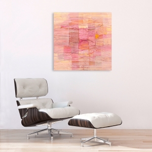 Modern abstract on canvas. Lucas, Pink Monochrome