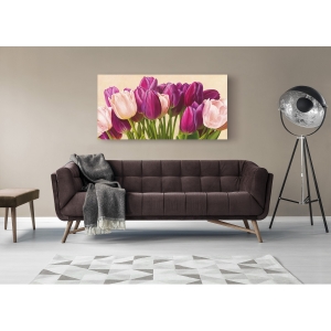 Cuadros tulipanes en canvas. Luca Villa, Allegro con brio