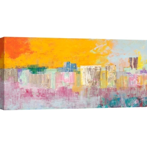 Abstract wall art print and canvas. Italo Corrado, Summer City