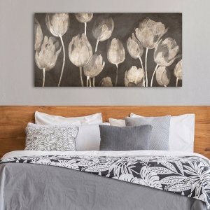 Wall art print, canvas, poster. Luca Villa, Washed Tulips