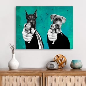 Wall art print, canvas, poster.  VizLab, Reservoir Dogs (Pop)