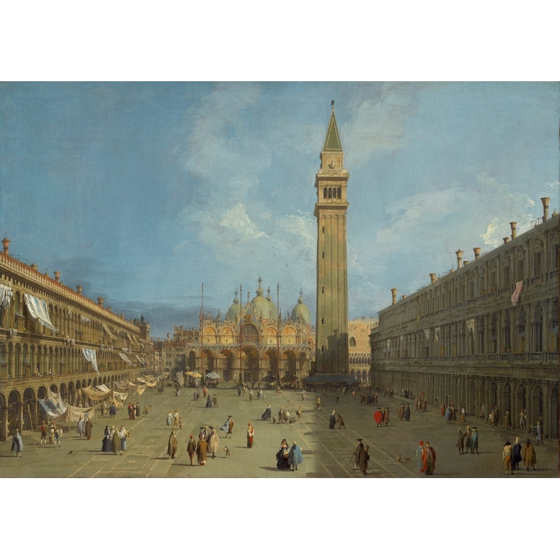 Cuadros en lienzo y poster.  Canaletto, Piazza San Marco