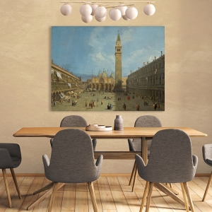 Tableau sur toile et affiche. Canaletto, Place San Marco