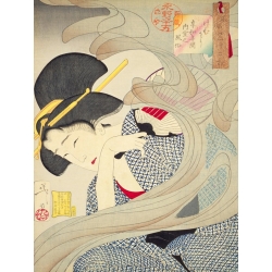 Japanische Kunst. Leinwandbilder und Poster. Phases of manners and customs