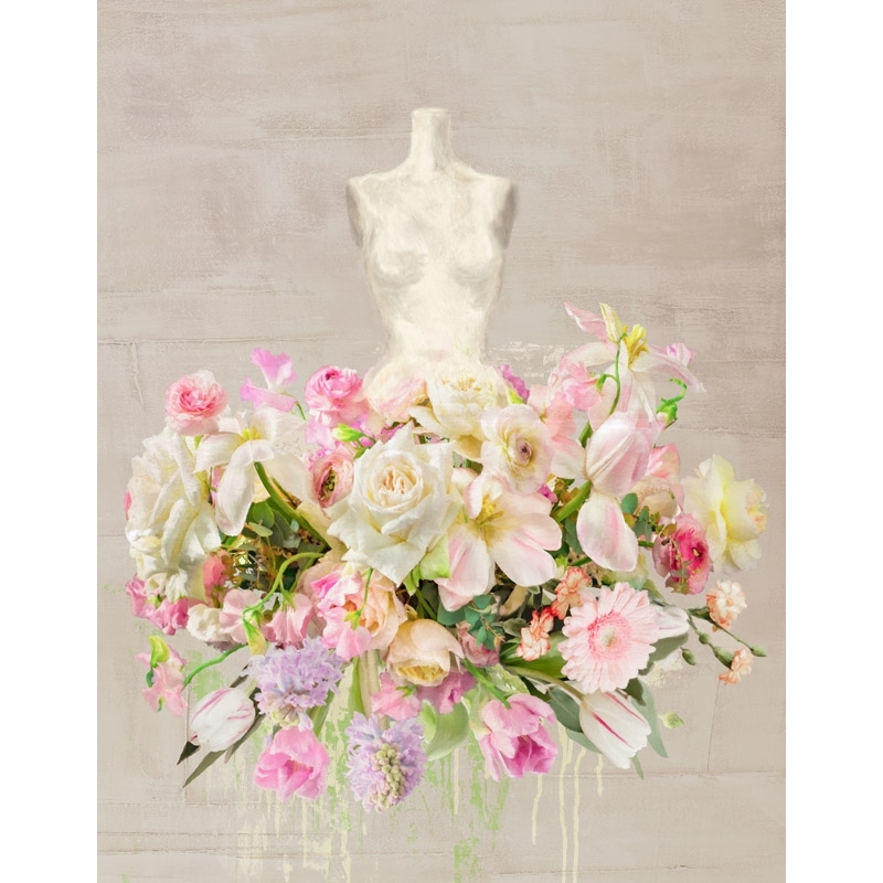 Fashion Leinwandbilder und Poster. Kelly Parr, Dressed in Flowers I
