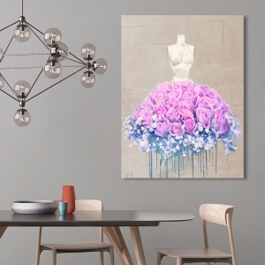 Wall art print, canvas, poster. Kelly Parr, Dressed in Flowers II