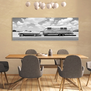 Wall art print, canvas, poster. Ready to Go (BW)