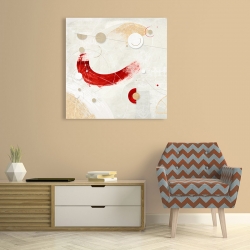 Abstract art print, canvas, poster. Arturo Armenti, Galaxy 3 (Red)