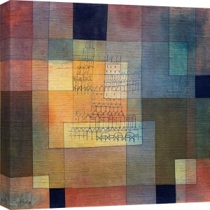 Wall art print and canvas. Paul Klee, Polyphonic Architecture