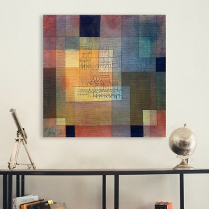 Wall art print and canvas. Paul Klee, Polyphonic Architecture