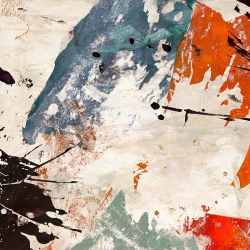 Cuadro abstracto moderno en lienzo. Jim Stone, Colors Dancing I