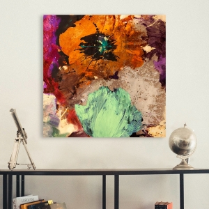 Wall art print and canvas. Jim Stone, Floating Flowers II (detail)