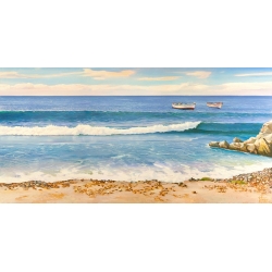 Coastal wall art print, canvas, poster. Adriano Galasso, On the sea