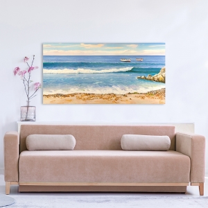 Coastal wall art print, canvas, poster. Adriano Galasso, On the sea