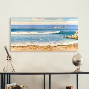 Meersbilder auf Leinwand. Kunstdruck Adriano Galasso, Am Meer