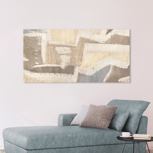 Abstract wall art print and canvas. Anne Munson, White Choreography