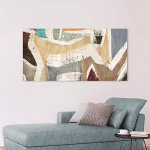 Abstract wall art print, canvas. Anne Munson, Comfort Zone Variation