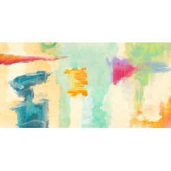 Colorful abstract wall art print and canvas. Chaz Olin, Colorama