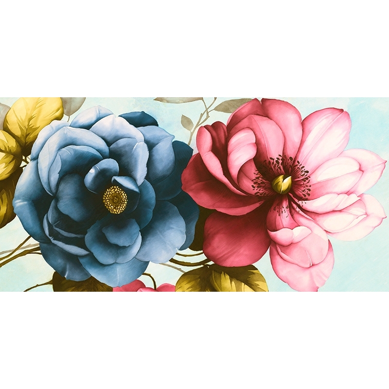Cuadro en lienzo con flores modernos. Rei Keiko, Azaleas
