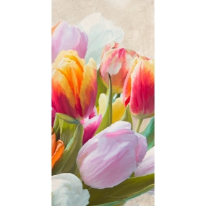 Quadro, stampa su tela fiori. Luca Villa, Tulipani in primavera III