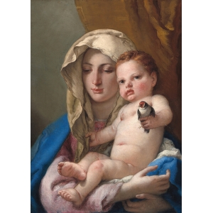 Kunstdruck und Leinwandbilder Tiepolo, Madonna of the goldfinch