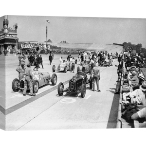 Quadro, stampa. Griglia di partenza, Gran Premio di Francia 1931