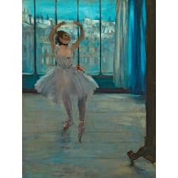 Wall art print, canvas. Edgar Degas, Dancer posing for a Photographer