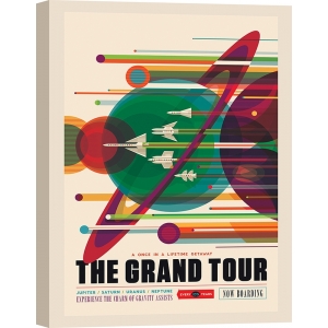 Cuadro espacio en lienzo y poster NASA. The Grand Tour