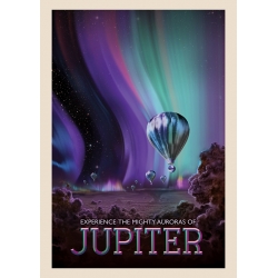 NASA poster. Space art print and high quality canvas. Planet Jupiter