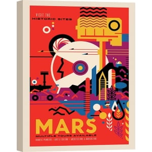 Cuadro espacio en lienzo y poster NASA. Marte (Mars)