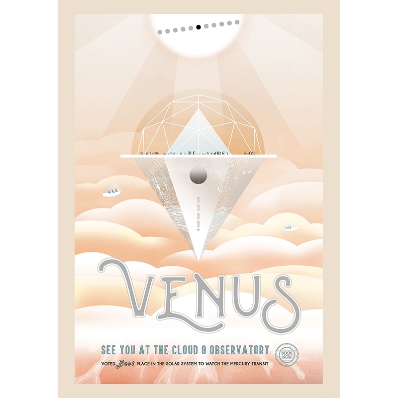 Cuadro espacio en lienzo y poster NASA. Venus