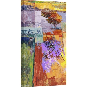 Cuadros de paisajes de campo en canvas. Florio, Color del campo I