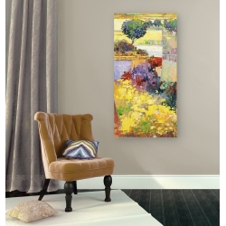 Wall art print and canvas. Luigi Florio, The color of the fields II