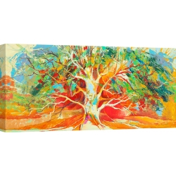 Wall art print and canvas. Luigi Florio, Happy Tree