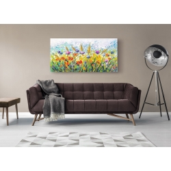 Wall art print and canvas. Luigi Florio, Fields in Bloom