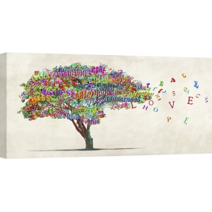 Tableau sur toile. Malìa Rodrigues, Tree of Humanity