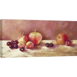 Wall art print and canvas. Nel Whatmore, Cherries and Apples (detail)