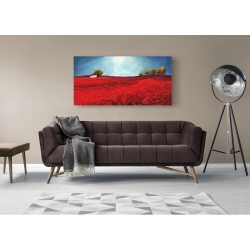 Wall art print and canvas. Philip Bloom, Field of poppies