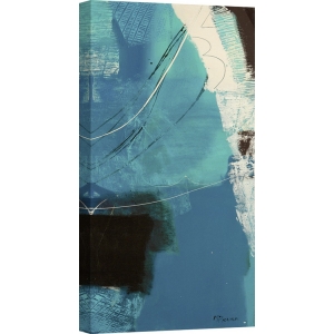 Abstrakte Leinwandbilder in Blau. Maurizio Piovan, A Journey II
