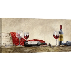 Wall art print and canvas. Sandro Ferrari, Grand Cru Wines (detail)